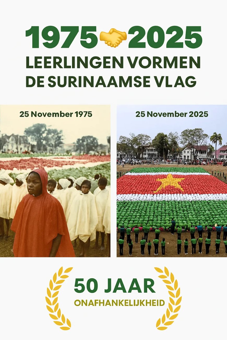 Van rode poncho tot nationale trots: leerlingen verbinden 1975 met 2025