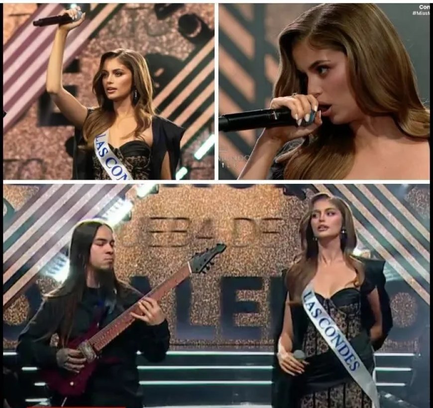 Miss World Chili-finaliste verrast met deathmetal-optreden 