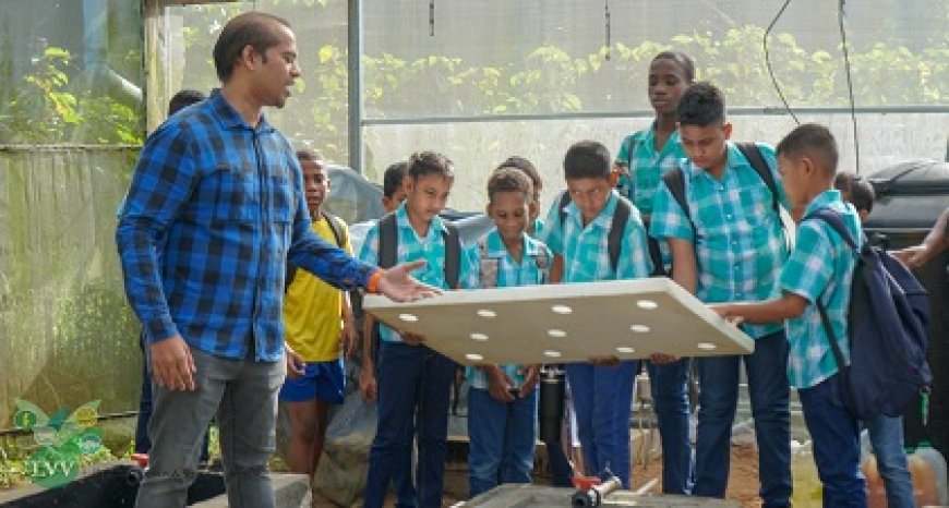 Leerlingen S.O. Ma Retraite maken kennis met innovatievelandbouw