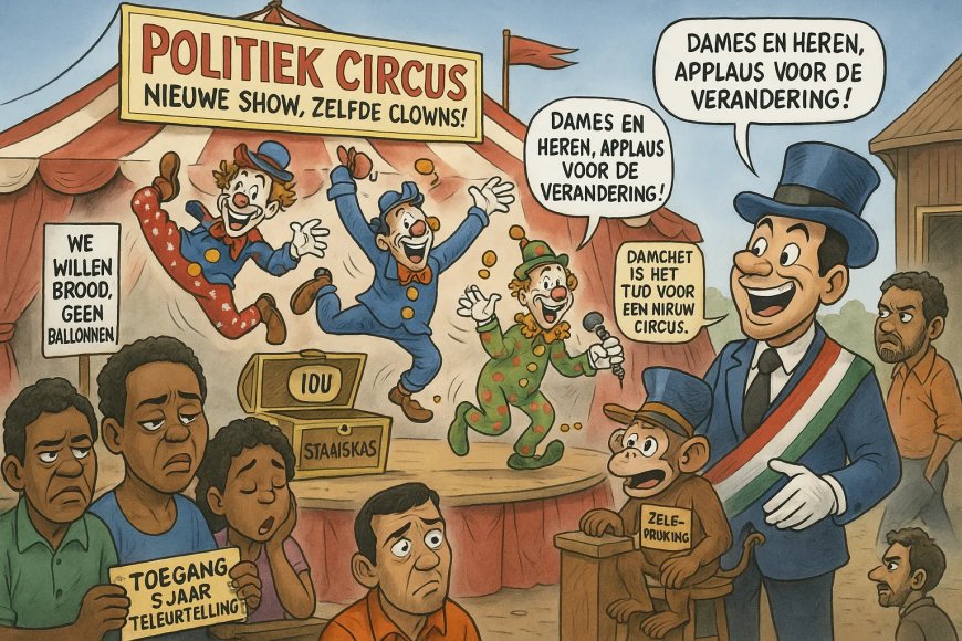 De teleurgestelde Surinaamse bevolking – Circus zonder einde