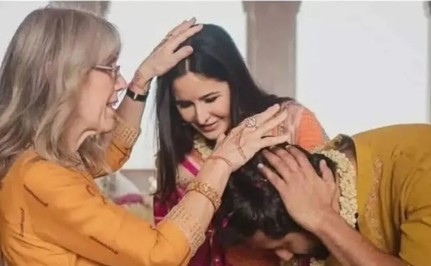 Katrina Kaif’s moeder bezoekt pasgeboren kleinzoon