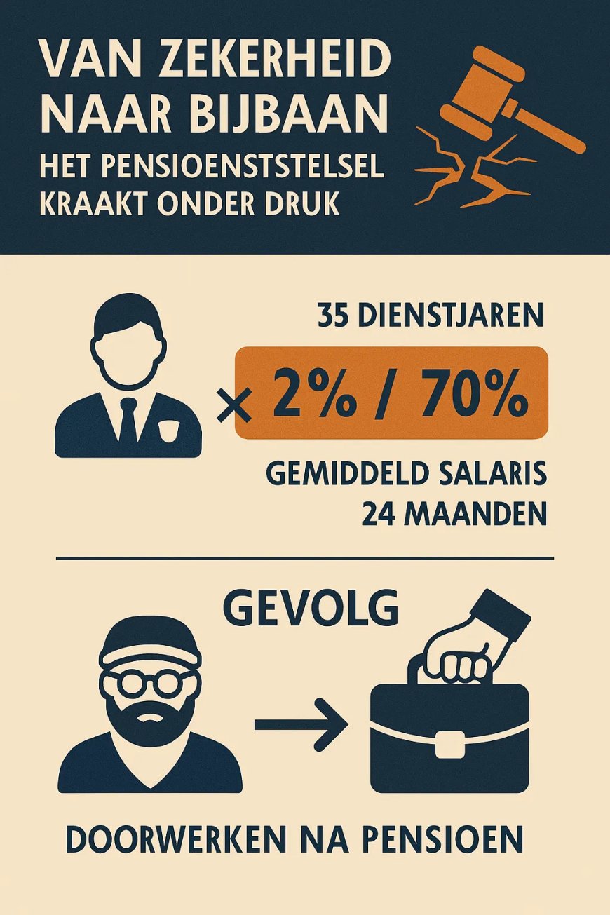 Van zekerheid naar bijbaan: Het pensioenstelsel kraakt onder druk