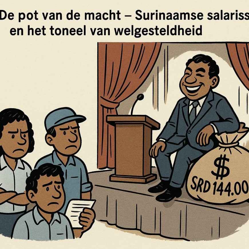 De pot van de macht – Surinaamse salarissen en het toneel van welgesteldheid