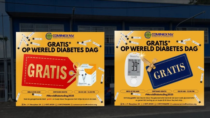 Cominex NV geeft met liefde terug op Wereld Diabetes Dag