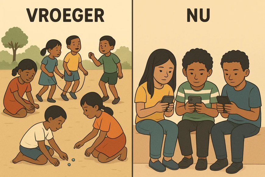 Van traditionele spelen tot Iphone: jeugd van Suriname tussen traditie en technologie