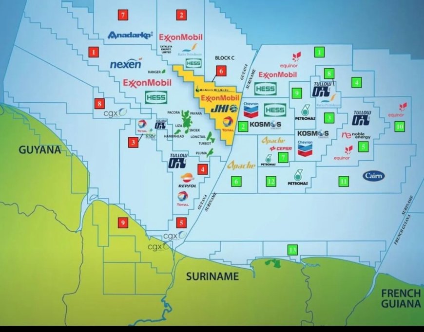 Chevron ziet oliereserves Guyana verder groeien