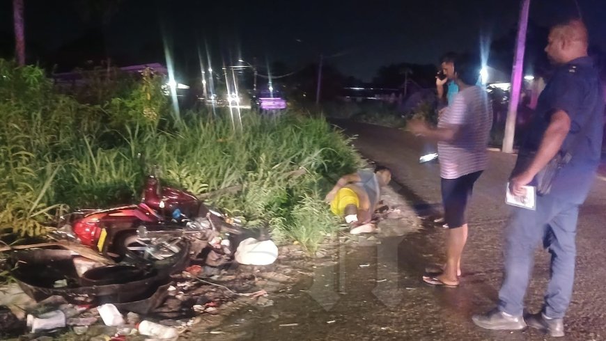 Bromfietser kwam terecht op vuilnisbelt na botsing met autobestuurder