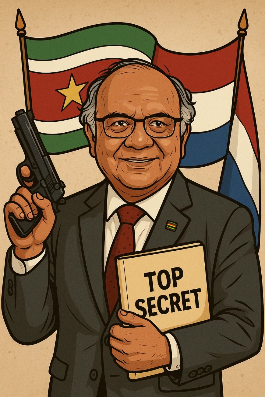 De meester-spion op de stoel van Paramaribo