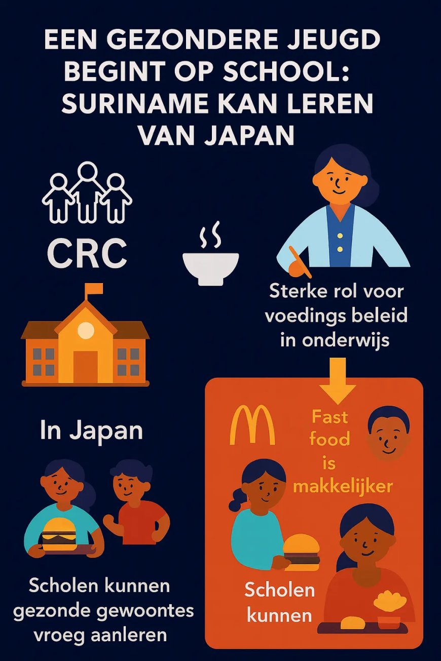 Een gezondere jeugd begint op school: Suriname kan leren van Japan