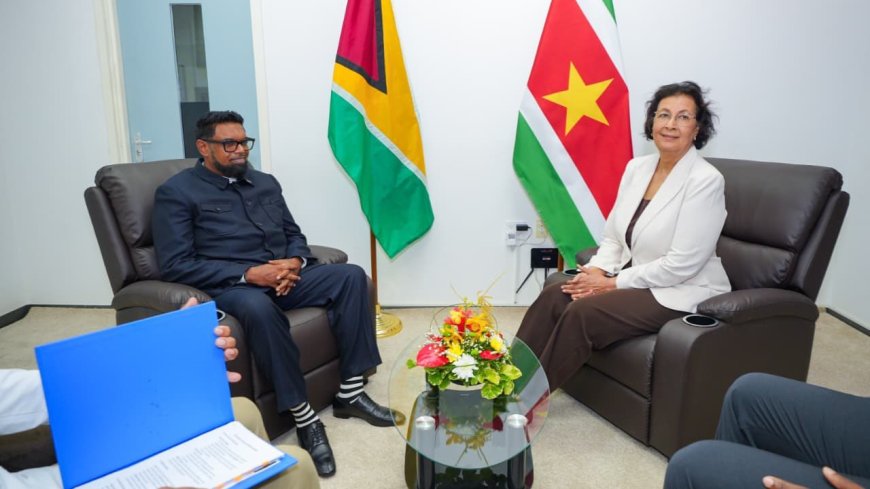 Guyanese president Ali: “Onze landen delen méér dan een grens”