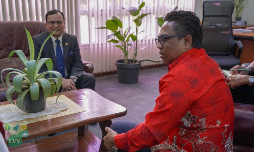 Minister Noersalim ontvangt Indiase ambassadeur en bespreekt landbouwsamenwerking
