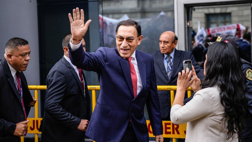 Oud-president Vizcarra van Peru veroordeeld tot 14 jaar cel voor corruptie