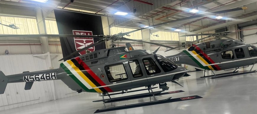 Nieuwe militaire helikopters versterken rol Guyanese leger in regio