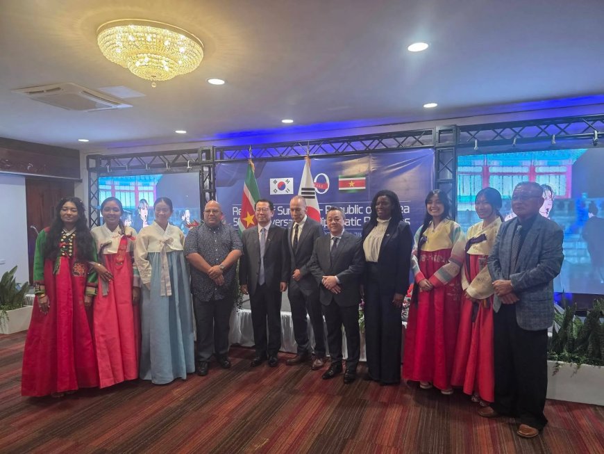Korea en Suriname vieren 50 jaar diplomatieke banden
