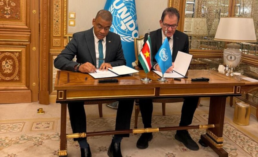 Suriname en UNIDO zetten stap richting duurzame industriële groei