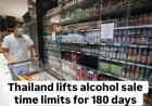 Thailand versoepelt alcoholregels met oog op toerisme rond feestdagen