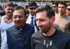 Bliksembezoek Messi aan India eindigt in woede en schade aan stadion