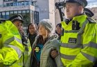 Greta Thunberg opgepakt bij pro-Palestijnse protest in Londen