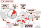 De meest explosieve conflictgebieden ter wereld in kaart gebracht voor 2026