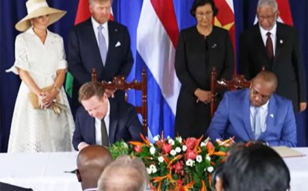 Suriname en Nederland tekenen drie samenwerkingsdocumenten