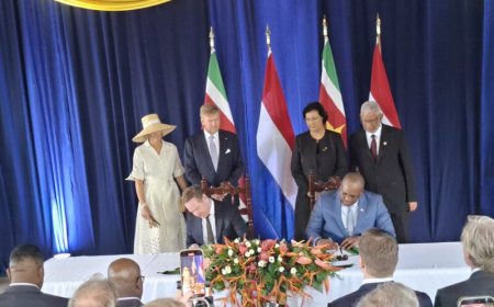 Drie intentieverklaringen getekend tussen Suriname en Nederland