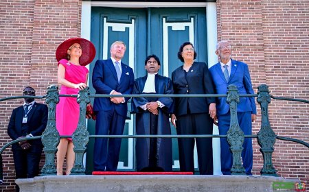 Koninklijk bezoek aan Hof van Justitie benadrukt druk én vooruitgang rechtspraak