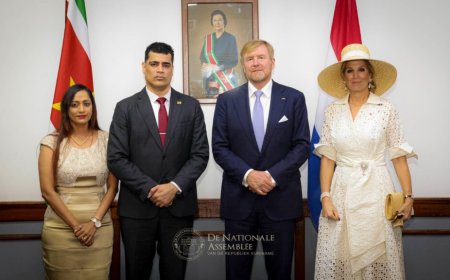 Koningspaar en Suriname spreken zich uit voor gelijkwaardige relatie