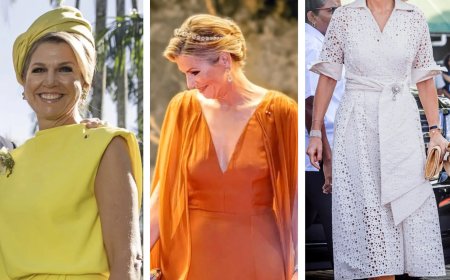 Maxima gaat in stijl de Surinaamse zon tegemoet