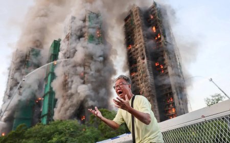 Reuters-fotograaf Tyrone Siu is de man achter de iconische foto van de flatbranden in Hongkon