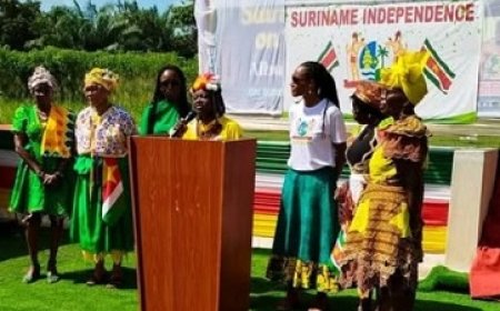 Ambassade van Suriname in Ghana viert 50 jaar Srefidensi