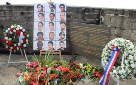 Jaarlijkse bloemenhulde slachtoffers Decembermoorden benadrukt belang van rechtsstaat