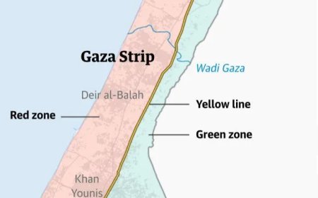 Palestijnen samengedrukt in smalle kuststrook door nieuwe Israëlische ‘gele lijn’ ✦