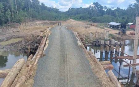 Noodbrug over Kaboeriekreek opgeleverd