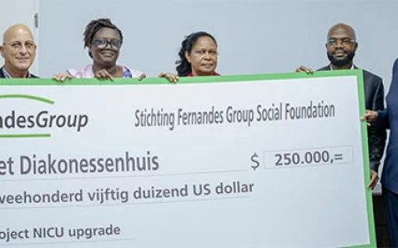 Fernandes steunt kwetsbare baby’s met forse bijdrage aan Diakonessenhuis