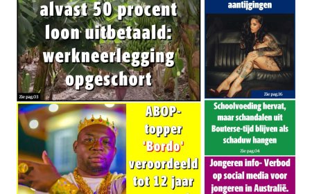 Dagblad Suriname, donderdag 11 december 2025