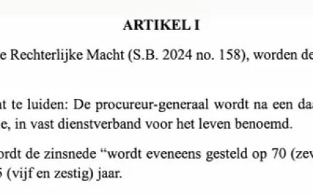 Ingrijpende wijzigingen wet over leeftijd en leiding OM
