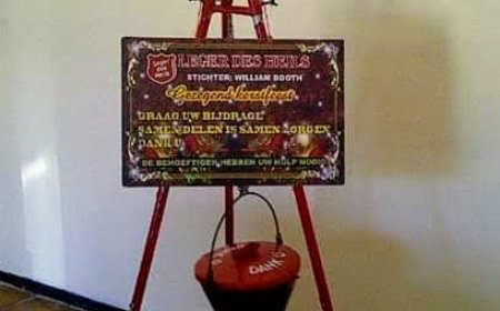 Inzamelingsactie Leger des Heils met kerstpotten verloopt moeizaam