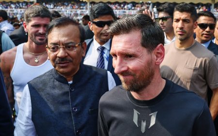 Bliksembezoek Messi aan India eindigt in woede en schade aan stadion