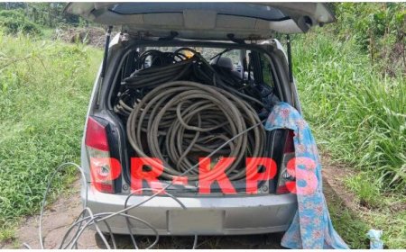 ‘Taxirit’ eindigt in aanhouding na vondst elektrische kabels