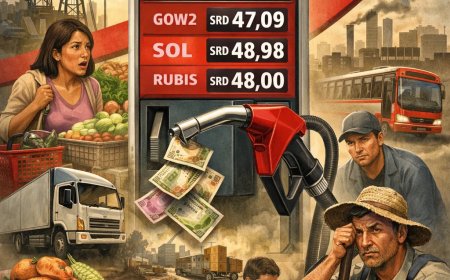 Pompprijs diesel nadert SRD 50: druk op economie en huishoudens neemt toe