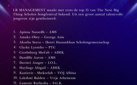 Stichting LR Management organiseert scholen songfestival