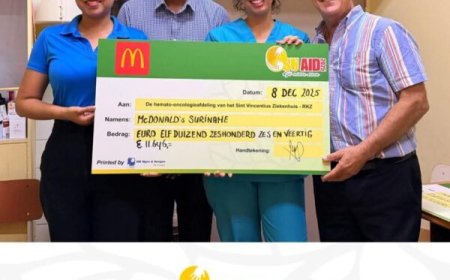 Datasur en McDonald’s versterken hemato-oncologiezorg in Suriname