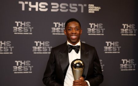 Suriname kiest Dembélé als Wereldvoetballer van het Jaar