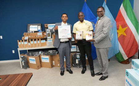 PAHO draagt apparatuur over ter versterking van monitoringsbeleid BOG