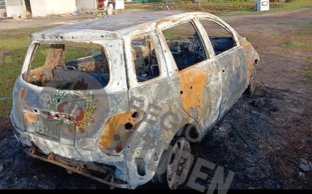 Voertuig in brand tijdens bezoek aan ex-vrouw in Wanica