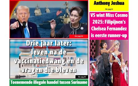 Dagblad Suriname, maandag 22 december 2025