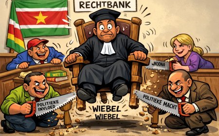 Hervorming of beïnvloeding? Zorgen rond politieke inmenging in het Surinaamse rechtssysteem