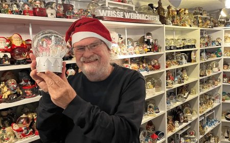 Duitse man verzamelt 11.000 verschillende sneeuwbollen