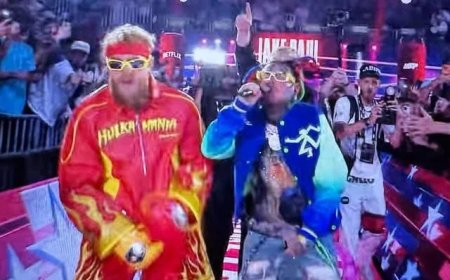 6ix9ine trollt Young Thug en Jake Paul bij Billy-walk-out