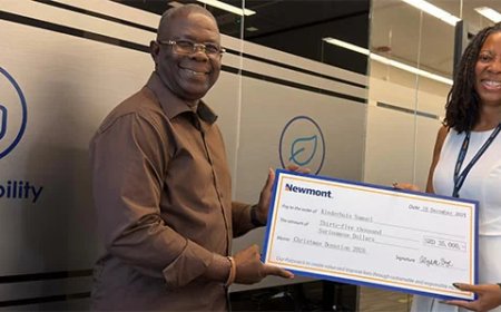 Newmont Suriname ondersteunt 14 kinderhuizen met totaal SRD 490.000